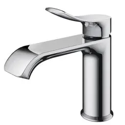 Produktbild: BELZ Wasserhahn Bad, Einhebel Waschtischarmatur, Waschbecken Armaturen, Armatur Badezimmer, Mischbatterie Bad, Messing Chrom (Chrom)