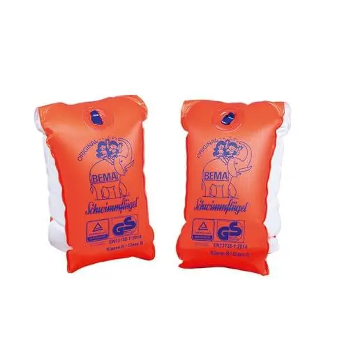 Produktbild: BEMA® Schwimmflügel Größe 1, für Kinder von 6-12 Jahren, Gewicht: 30-60 kg, Blau, Orange