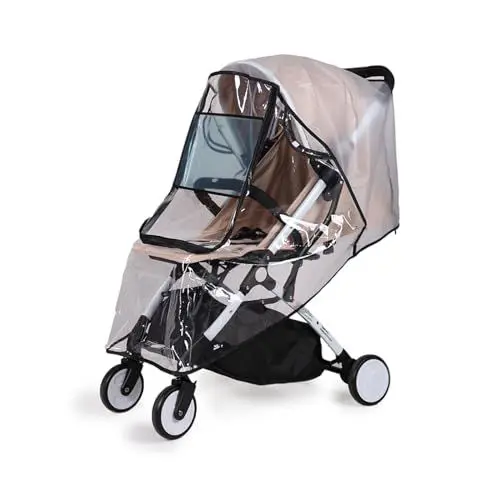 Produktbild: bemece Regenschutz für Kinderwagen, Regenverdeck für buggy, Bequemes Zugangsfenster, Gute Luftzirkulation, Schadstofffrei