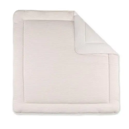 Produktbild: BEMINI Laufstalleinlage Krabbeldecke Pady twin jersey Stripe grege