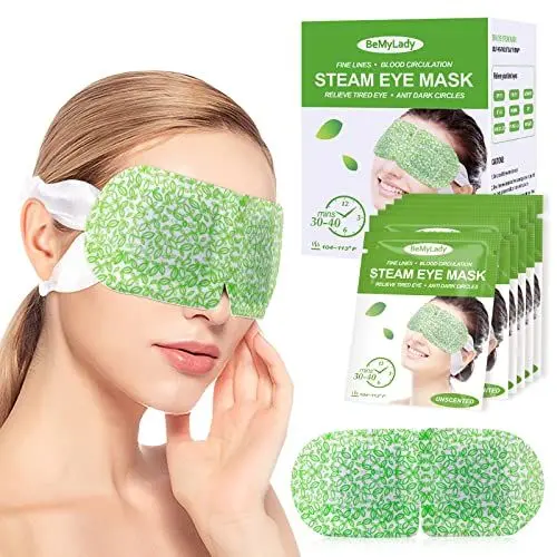 Produktbild: BeMyLady Augenmaske Wärmend 16Pcs Dampf Augen Maske Schlafmaske für Augenermüdung Augenringe, Migräne, lidrandpflege, Entspannung für die Augen und den Kärper(Unparfümiert)