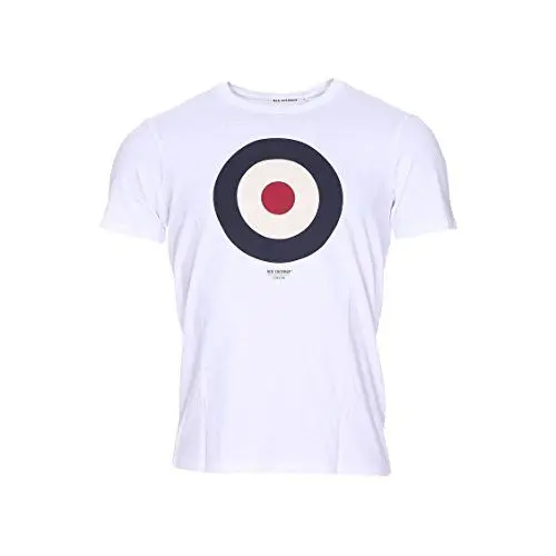 Produktbild: Ben Sherman Herren MB12872 T-Shirts, Weiß (Bright A47), Medium