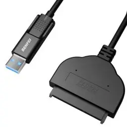 Produktbild: BENFEI SATA auf USB-Kabel, 2-in-1 USB C/USB 3.0 auf SATA III Festplatten-Adapter, kompatibel für 2,5 Zoll HDD und SSD