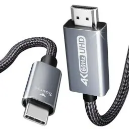 Produktbild: BENFEI USB C auf HDMI Kabel 1,8m(4K@60Hz, 2k@165Hz), USB Typ C auf HDMI (kompatibel Thunderbolt 3/4) für iPhone 15 Pro/Max MacBook Pro/Air 2023 iPad Pro iMac S23 XPS 17 usw