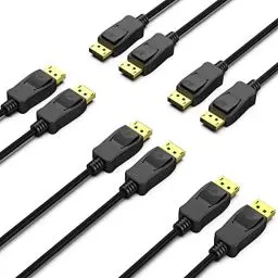 Produktbild: BENFEI (VESA zertifiziert) DisplayPort DP 1.2 Kabel 1,8M 4K, 5 Stück DisplayPort auf DisplayPort Kabel 4K@60Hz 2K@165Hz/144Hz/120Hz, geeignet für PC Monitor Gaming-Grafikkarte