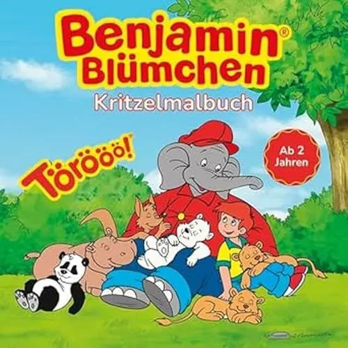 Produktbild: Benjamin Blümchen Kritzelmalbuch - ab 2 Jahren