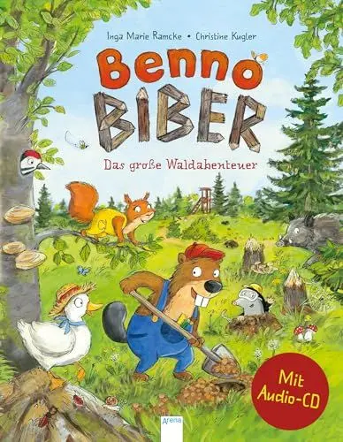 Produktbild: Benno Biber. Das große Waldabenteuer: Sachbilderbuch über Umwelt, Natur und Tiere mit Audio-CD für Kindergarten und Grundschule: Ein Sachbilderbuch mit CD