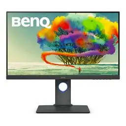 Produktbild: BenQ PD2705Q Grafiker Monitor (AQCOLOR Technologie, 27 Zoll, QHD, IPS, USB-C-Laden, DP / HDMI, KVM, Hardware kalibriert, Höhenverstellbar), MacBook kompatibel, schwarz