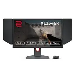 Produktbild: BenQ ZOWIE XL2546K Gaming Monitor (24,5 Zoll, 240 Hz, 0.5ms, DyAc+, XL Setting to Share, S switch, Shielding Hood)