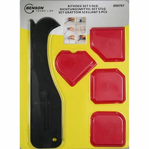 Produktbild: Benson Tools 008787 Silikon-Glätte-Satz 4tlg Silikonglätter Silkonfugen glätten