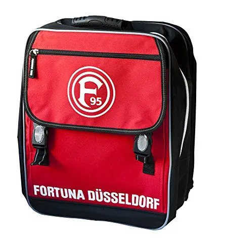 Produktbild: benu Schul-Rucksack, Schwarz-Rot, 23078