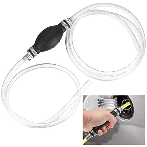 Produktbild: Benzinpumpe Handpumpe, Transferpumpe, 2m Länge ölabsaugpumpe, Dieselpumpe, Kraftstoffpumpe, Wasserpumpe Schlauchpumpe für Kraftstoffe Benzin Diesel Wasser Öl