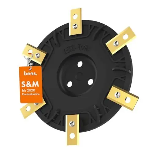 Produktbild: BEOS® PREMIUM Mähroboter Tuning - Messerteller für 6x Klingen - glasfaserverstärkte Messerscheibe - Rasenroboter Drehscheibe kompatibel mit Worx Landroid S&M (bis BJ 2020), Landxcape, Kress & Einhell