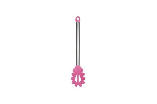 Produktbild: BEPER MD. 004 Spaghettilöffel Edelstahl pink 33,5 x 5,5 x 2,5 cm