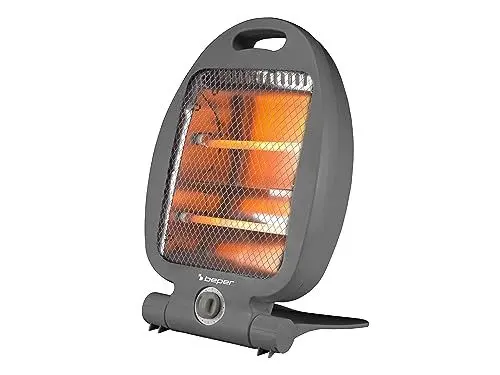 Produktbild: BEPER P203PAN001 Quarz-Heizgerät, 800W, Geringer Energieverbrauch, 2 Leistungsstufen, geräuschlos, Platzsparend, Grau