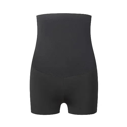 Produktbild: Bequeme Hose Damen Schwarz Damen Four Seasons atmungsaktive Nahtlose Yoga-Kleidung Fitness-Anzug Sport-Yoga-Hose Strumpfhose Kurzes Bein (Black, L)