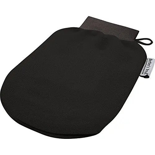 Produktbild: Berber's Treat Kese Peelinghandschuh Körper - Peeling Schwamm und Eingewachsene Haare Behandlung (Schwarz)