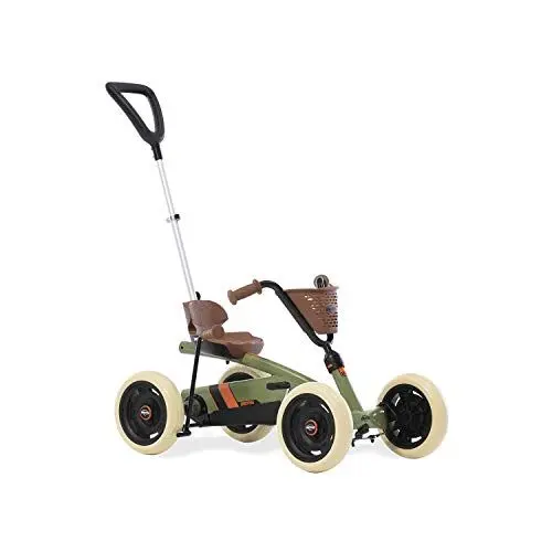Produktbild: BERG Pedal-Gokart Buzzy 2-in-1 incl. Schubstange, Gokart mit Freilauf, Tretfahrzeug, Kinderfahrzeug mit Handbremse, Tretfahrzeug mit hohem Sicherheitstandard, gokart ab 2 Jahre