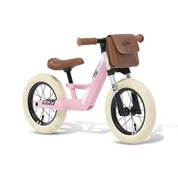 Produktbild: Berg Biky Retro Roze Laufrad ab 2 Jahre, Luftreifen, Magnesiumrahmen, 12 Zoll, Kinderfahrrad Jungen und Mädchen, Sattel höhenverstellbar