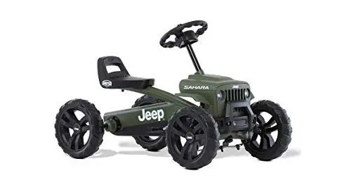 Produktbild: Berg Pedal-Gokart Buzzy Jeep Sahara | Kinderfahrzeug, Tretauto, Sicherheit und Stabilität, Kinderspielzeug geeignet für Kinder im Alter von 2-5 Jahren, grün