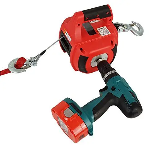 Produktbild: Berger & SchröterBerger & Schroeter Seilwinde 31717 Zugkraft (stehend)=225kg Antrieb ueber Akkuschrauber