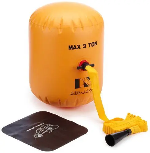 Produktbild: Berger & Schröter Air Jack Luftkissenheber 3 t Arbeitshoehe: 60cm (max), gelb,schwarz