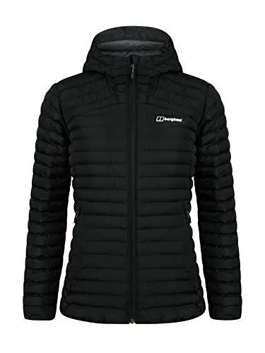 Produktbild: Berghaus Damen Nula Micro Isolierte Kunststoffjacke, Leichte, Warme, Wasserabweisende Synthetische Jacke, Schwarz, 44 EU