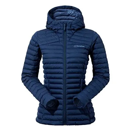 Produktbild: Berghaus Damen Nula Micro Isolierte Kunststoffjacke, Leichte, Warme, Wasserabweisende Synthetische Jacke, Dark Blau, M EU