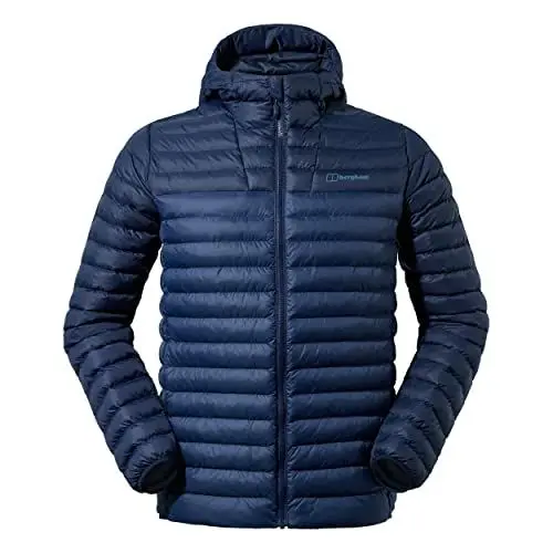 Produktbild: Berghaus Herren Vaskye Insulated Leichte Kapuzenjacke Hydroloft - Dark Blau - L