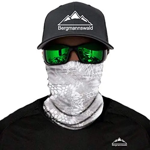Produktbild: Bergmannswald® Multifunktionstuch nahtlos (1er Pack, Schneeweiß)