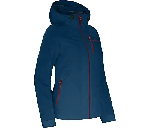 Produktbild: Bergson KURRIKA Doppeljacke | Damen Regenjacke, Fleece Innenjacke, 20000 mm Wassersäule, Poseidon (390), 42 - Damen