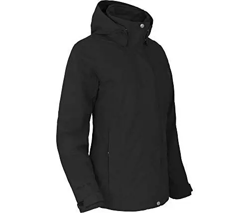 Produktbild: Bergson ROCKRIDER Thermo | Damen Regenjacke, leicht wattiert, 12000 mm Wassersäule, Black (900), 72 - Damen
