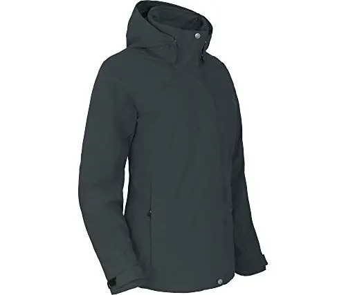 Produktbild: Bergson ROCKRIDER Thermo | Damen Regenjacke, leicht wattiert, 12000 mm Wassersäule, Ebony (949), 46 - Damen