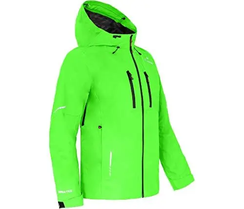 Produktbild: Bergson SKIEN | Herren Regenjacke, recycelt, Netzfutter, 20000 mm Wassersäule, Green Gecko (272), 52 - Herren