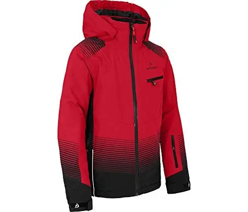 Produktbild: Bergson VEIKO | Kinder Skijacke, warm, funktional und stylisch - die perfekte Skijacke für Junge Abenteurer!, Chinese red (104), 164 - Kinder