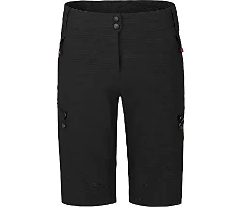 Produktbild: Bergson Vina Bermuda | Damen Radshorts (mit gepolsterter Innenhose), robust, elastisch, Black (900), 42 - Damen