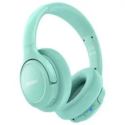 Produktbild: BERIBES Bluetooth Kopfhörer Over Ear, 65 Std Kopfhörer Kabellos Bluetooth mit 6 EQ-Modi, HiFi Stereo, Eingebautes Mikrofon, Faltbares Wireless Headphones für Handys/iPad/Laptops/PC (Grün)