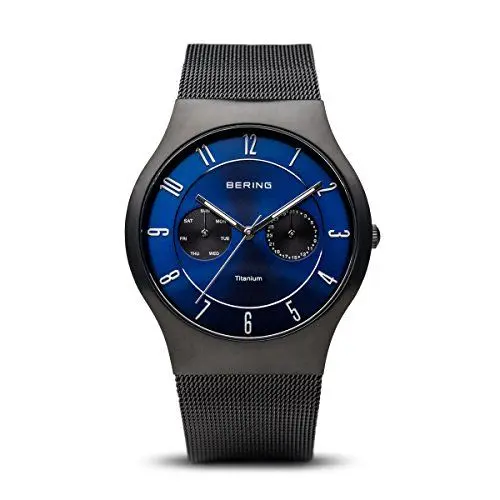 Produktbild: BERING Herren Uhr Quarz Movement - Titanium Collection mit Titan und Saphirglas 11939-078