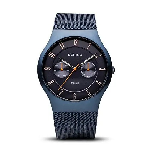 Produktbild: BERING Herren Uhr Quarz Movement - Titanium Collection mit Titan und Saphirglas 11939-393
