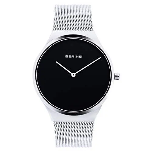 Produktbild: BERING Unisex Analog Quarz Classic Collection Armbanduhr mit Edelstahl Armband und Saphirglas 12138-002