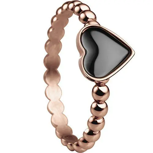 Produktbild: Bering Damen-Ring InnenRing Edelstahl teilvergoldet Keramik Gr. 62 (19.7) - 552-36-81