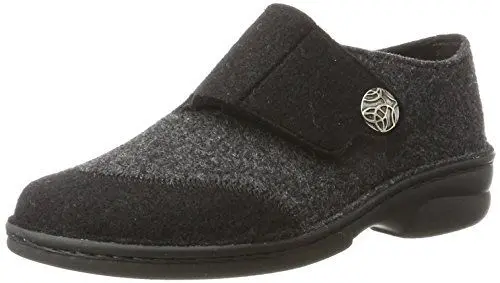 Produktbild: Berkemann Damen Jarla Hohe Hausschuhe, Schwarz (Schwarz Patch), 42 EU