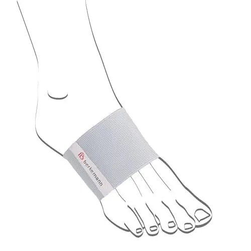 Produktbild: Berkemann Unisex Spreizfußbandage Einlegesohlen, Grau, Small EU