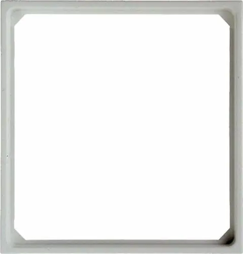 Produktbild: Berker Adapterring für Zentralstü 11099089 ck 50 x 50 mm B.1··B.3··B.7··S.1 Übergangsadapter für Installationsschalterprogramme 4011334294160