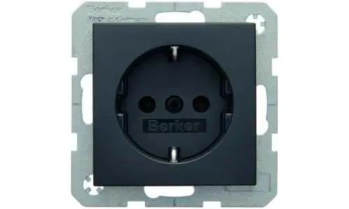 Produktbild: Berker Schuko-Steckd.anth/matt 47431606 B.1··B.3··B.7··S.1 Steckdose 4011334224280