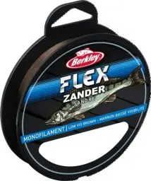 Produktbild: Berkley Flex SS Monofile Zanderschnüre – stark, wenig Drall, leicht zu knoten – perfekt für den Zanderangler!, Braun