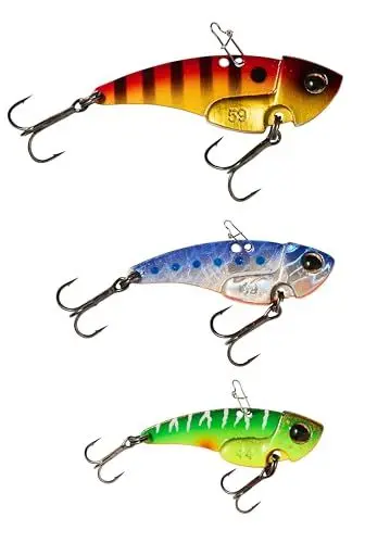 Produktbild: Berkley Power Blade Metallköder 3er Pack - Ideal für Köderangler, die auf Barsch, Hecht, Zander, Döbel, Forelle und mehr Angeln - EIN feiner Köder, der Bisse bringt, abwechslungsreich