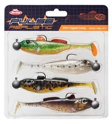 Produktbild: Berkley Pulse Realistic Goby Prerigged Softbait Shad mit Jigkopf – Ultra realistische Form und Action zum Raubfischangeln – Hecht, Zander, Barsch