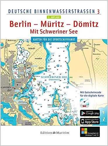 Produktbild: Berlin - Müritz - Dömitz / Mit Schweriner See: Deutsche Binnenwasserstraßen 3