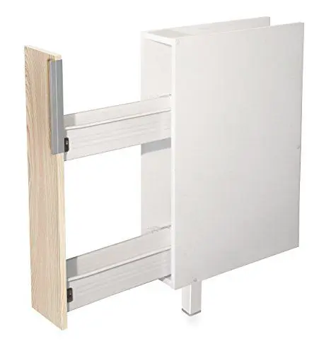 Produktbild: Berlioz Créations CE15BF Unterschrank für Küche mit Gewürzregal, aus Esche, 15 x 52 x 83 cm, 100 Prozent französische Herstellung